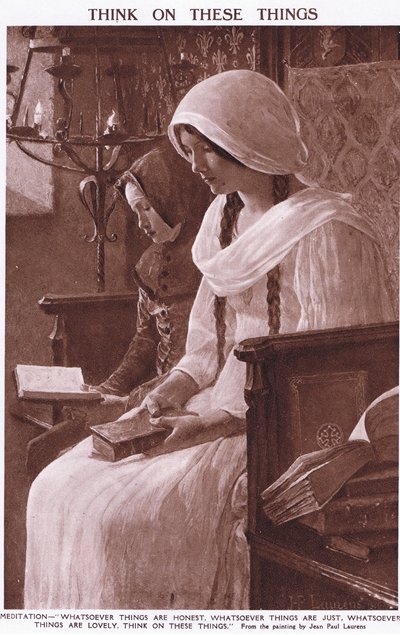 Think on These Things by Jean Paul Laurens